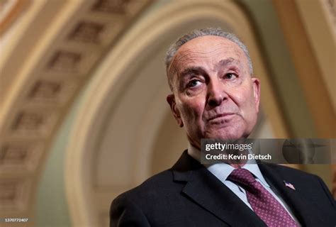 U.S. Senate Majority Leader Charles Schumer speaks to the media... News ...