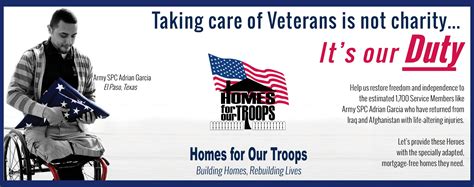 Official Website of Homes for Our Troops - Homes for Our Troops Inc. | Troops, Support our ...