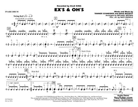 Ex's & Oh's Sheet Music by Brown/Angelis (SKU: 03746036) - Stanton's Sheet Music