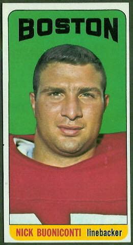 Nick Buoniconti - 1965 Topps #3 - Vintage Football Card Gallery