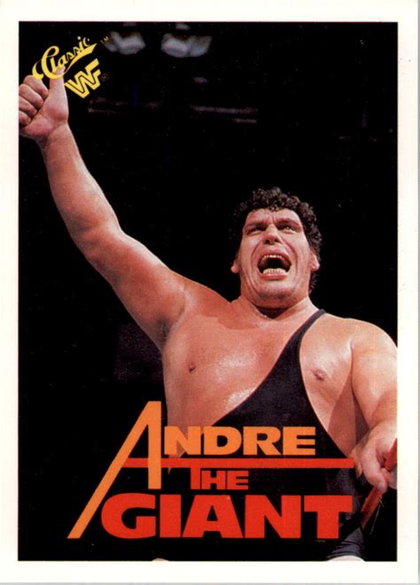 1990 Classic WWF #10 Andre the Giant - NM-MT+ - Card Warehouse ...