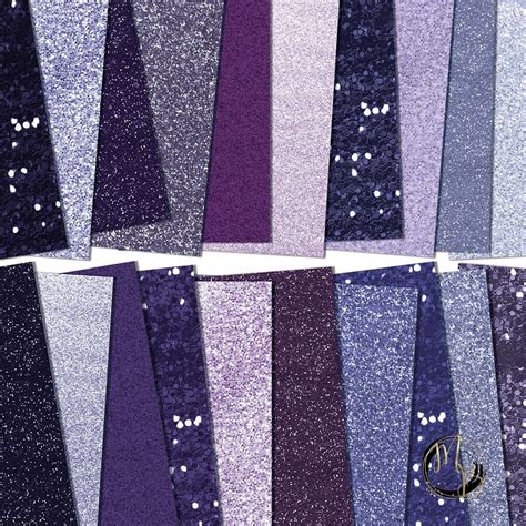 Purple Glitter Textures Digital Paper Download Glitter - Etsy