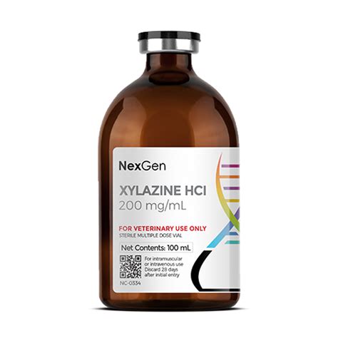 Xylazine 200mg/Ml - Equine Sedation & Calming For Veterinarian Use - NexGenVetRx.com