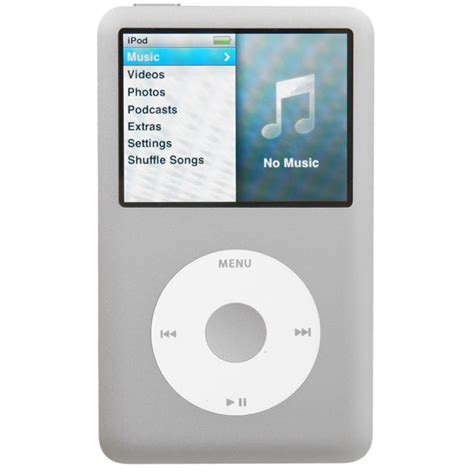 Apple 160GB 6th Generation Silver iPod Classic (Refurbished) - 11130692 - Overstock.com Shopping ...