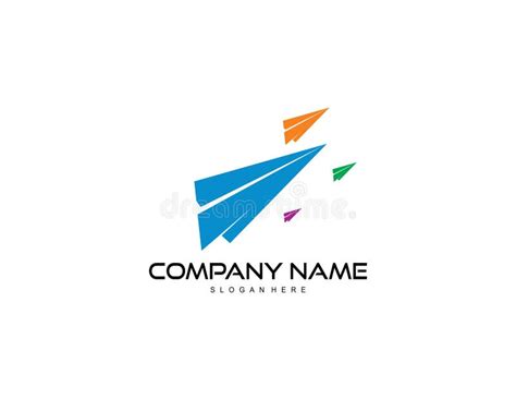 Paper Airplane Logo Design Vector Stock Vector - Illustration of icon, arrow: 202602281