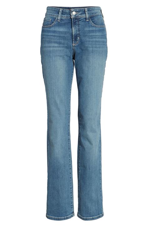 NYDJ Marilyn Stretch Straight Leg Jeans (Heyburn) (Regular & Petite ...