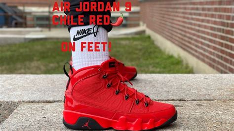 2022 AIR JORDAN 9 "CHILE RED"🌶 "REVIEW AND ON FEET! - YouTube