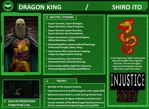 Character Profile: Dragon King. by SpeedCam on DeviantArt