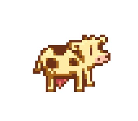 Stardew Valley White Cow Cross Stitch Pattern