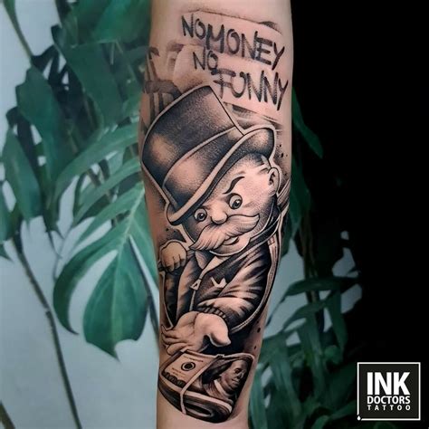 Monopoly Man Tattoo Designs