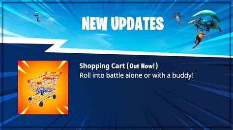 NEW Shopping Carts Gameplay & Details! (Fortnite Shopping Cart UPDATE!) - Fortnite: Battle ...