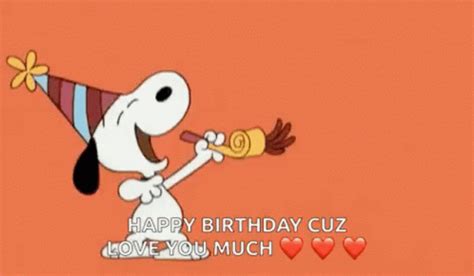 Happy Birthday Love You So Much GIF - Happy Birthday Love You So Much Snoopy - Discover & Share GIFs