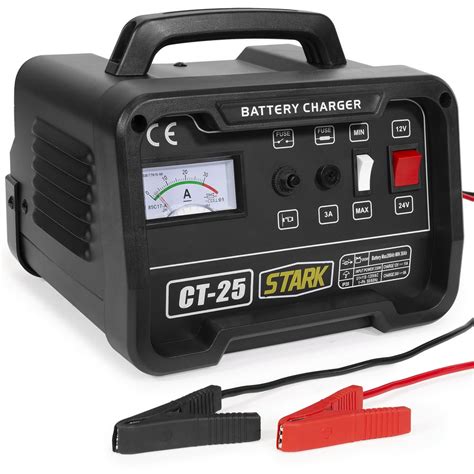 Stark 25A Battery Charger & Maintainer Fully Automatic for 12/24V ...