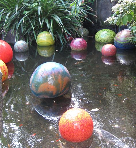 Floating Balls In Japanese Pond Free Stock Photo - Public Domain Pictures