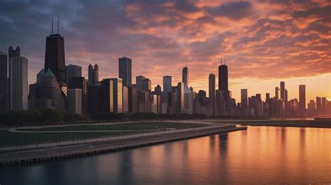 Premium AI Image | Inspiring chicago cityscape