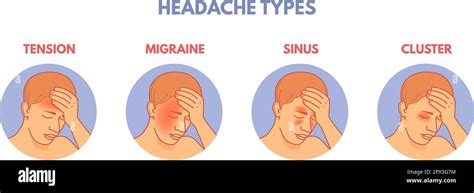 Headache Types Headaches Areas Infographic Diagram Medical Poster – NBKomputer