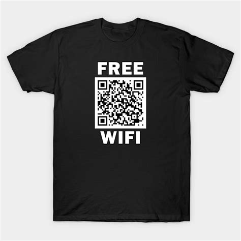 Rick Roll QR Code Prank Free Wifi - Rick Roll - T-Shirt | TeePublic