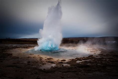 Premium Photo | Geyser erupting