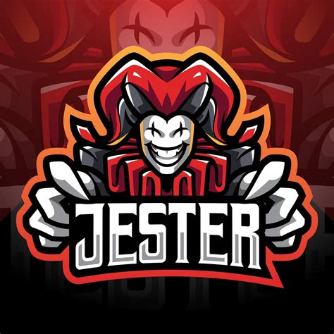 Jester esport mascot logo design 2597033 Vector Art at Vecteezy