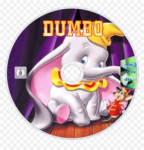 Dumbo Bluray Disc Image - Dumbo Dvd Cover, HD Png Download - vhv