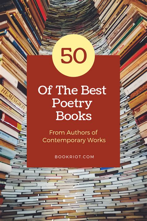 50 Of The Best Poetry Books By Authors of Contemporary Works