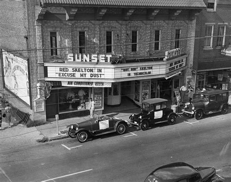 Historic images of the Sunset Theatre in Asheboro, NC – Pediment Publishing