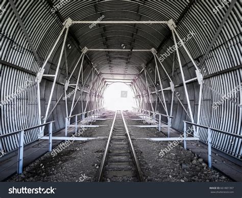 Tunnel On Railway Tracks Tunnel Construction Stock Photo 661881397 ...