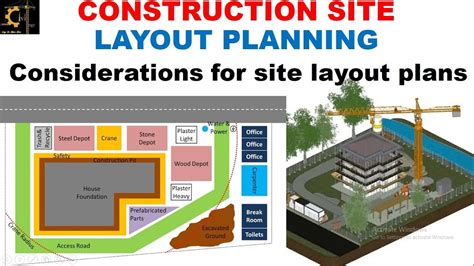 layout planning of construction site | considerations for site layout ...