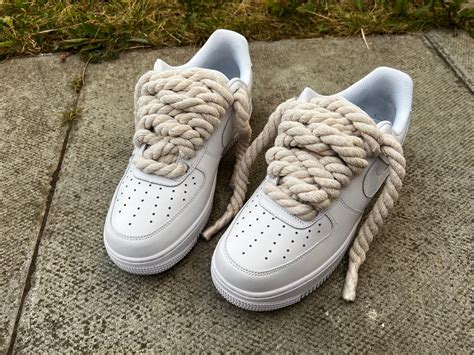 Custom Air Forces 1s Rope Laces Rope Lace Air Force 1 Beige - Etsy