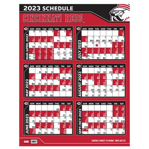 Reds Schedule 2025 Printable - Dacy Michel