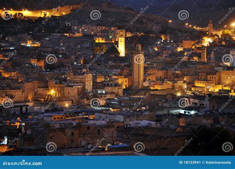 Night medina stock image. Image of tourist, place, panoramic - 18153941