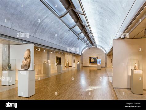 Gallery in the Kimbell Art Museum, designed by architect Louis I Stock Photo, Royalty Free Image ...