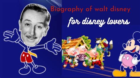 Walt disney Biography in English - YouTube