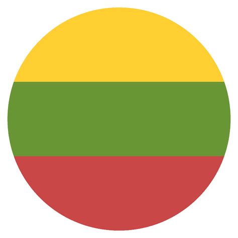Lithuania flag emoji clipart. Free download transparent .PNG | Creazilla