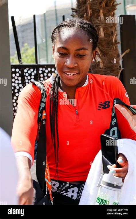 Coco gauff training hi-res stock photography and images - Alamy