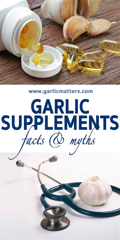 Garlic Supplements | Garlic Matters