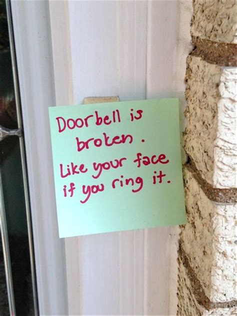 15 Funny Front Door Notes Every Parent Can Relate To