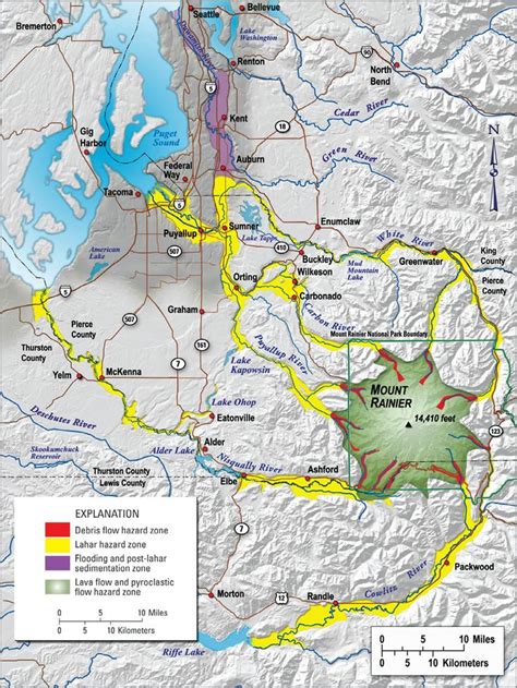 a map showing the location of several major rivers and lakes in the united states, including ...