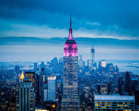 Empire State Building Wallpaper Night