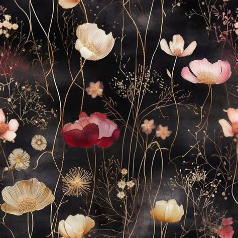 Tina Abstract Floral Wallpaper – Painted Paper