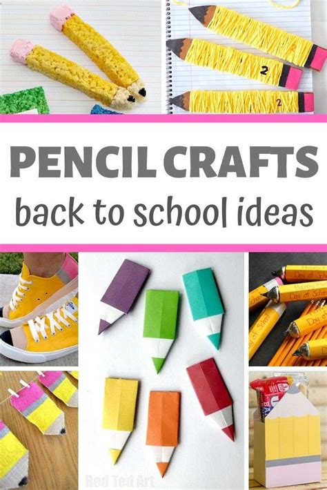 Best Pencil Crafts for Back to School - Red Ted Art - Kids Crafts