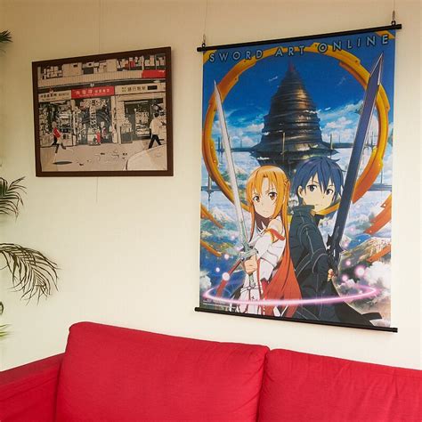 Sword Art Online Kirito & Asuna Wall Scroll - Tokyo Otaku Mode (TOM)