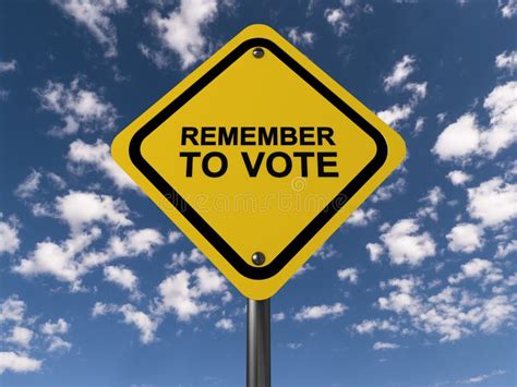 Remember to vote stock illustration. Illustration of cast - 80732260