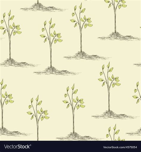 Tree planting Royalty Free Vector Image - VectorStock