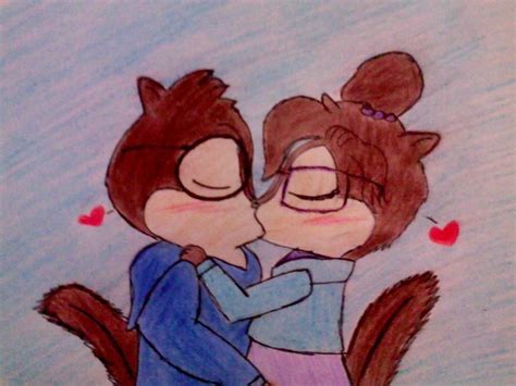 simon and jeanette kiss by ladychipette on DeviantArt The Chipettes, 20th Century Studios, Alvin ...