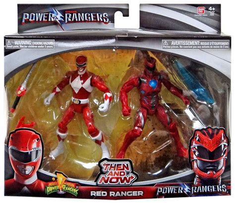 Power Rangers Movie Then and Now Red Ranger 6 Action Figure 2-Pack ...