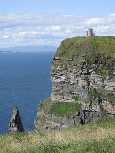 Ireland Cliffs of Moher Castle Photography O'brien's Tower Photograph Rustic Irish Seascape Wall ...