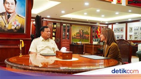 Momen Prabowo-Najwa Shihab Duduk Empat Mata, Ini yang Dibahas