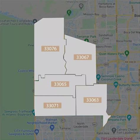 Coral Springs FL Zip Code Map | Campbell Investment Realty, … | Flickr