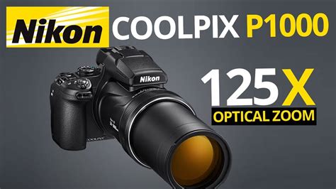 Nikon COOLPIX P1000 with 125x optical zoom launched in India | Specs, Price and more.... - YouTube